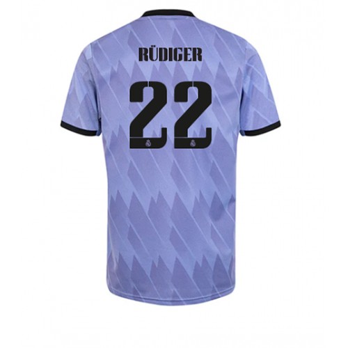 Dres Real Madrid Antonio Rudiger #22 Gostujuci 2022-23 Kratak Rukav
